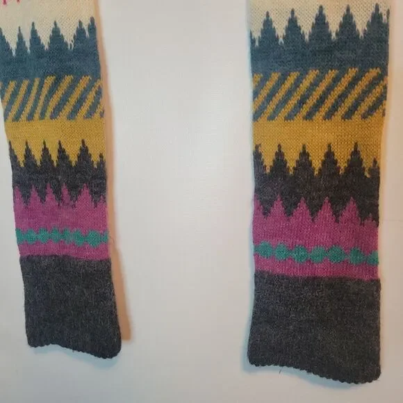 Colorful Knit Leg Warmers - Picture 3 of 5